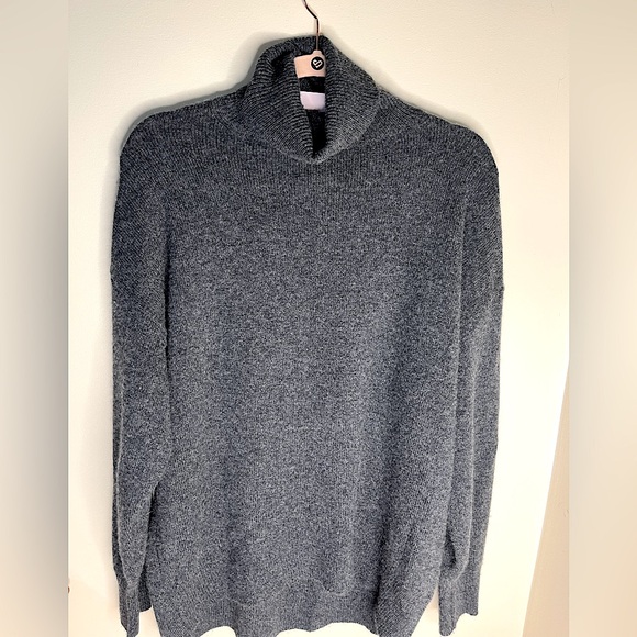 Babaton merino wool grey sweater - Picture 2 of 5